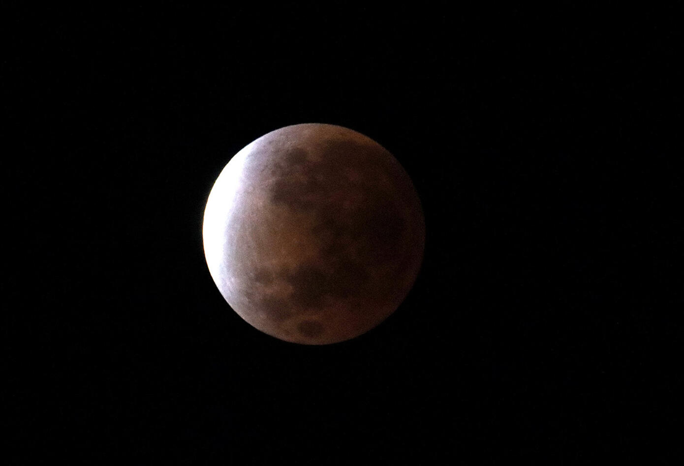 Eclipse de Luna casi total 2021