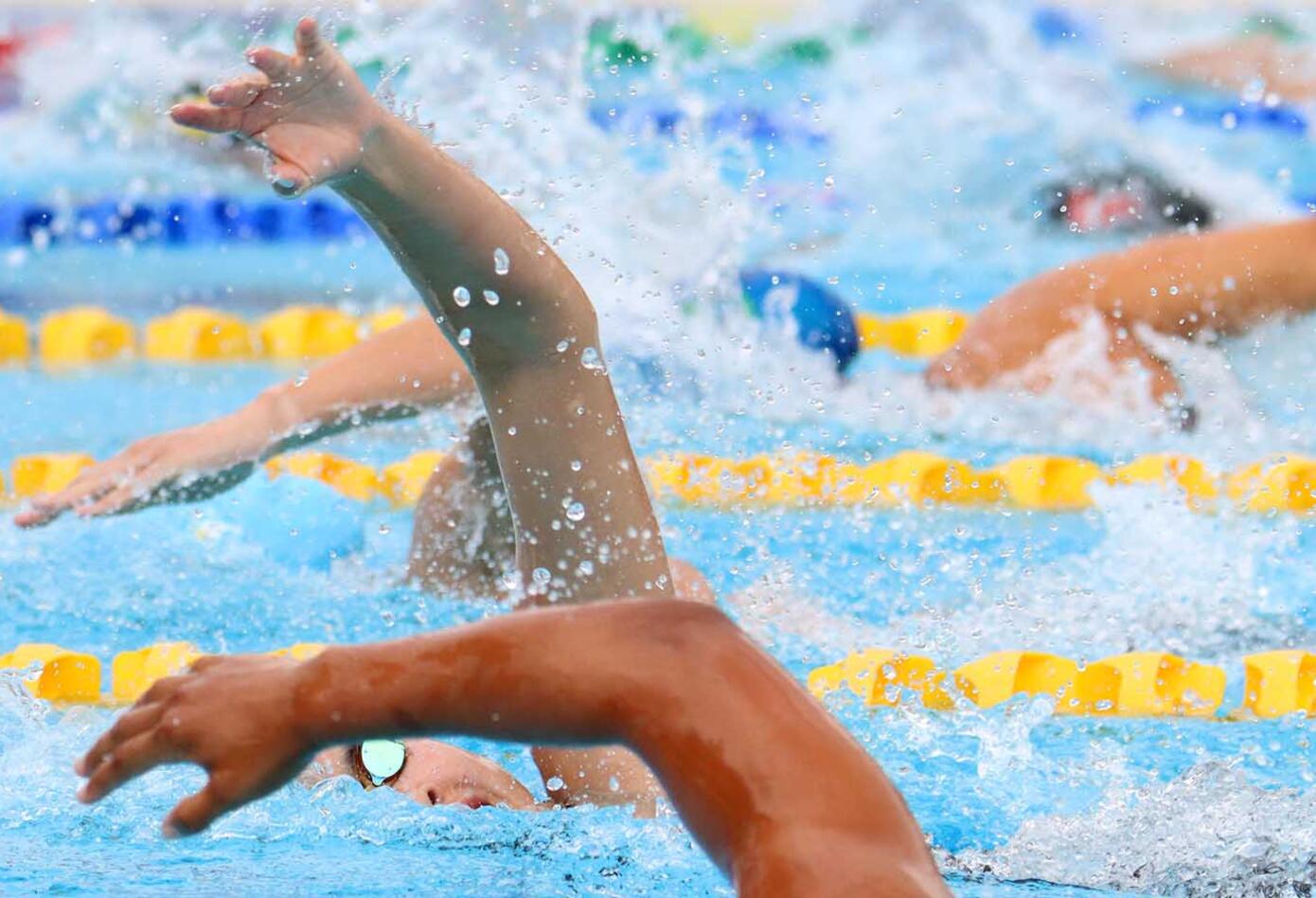 Natación 400 mts clasificatorios hombres y mujeres