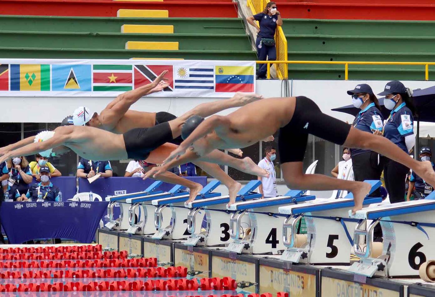 Natación 400 mts clasificatorios hombres y mujeres