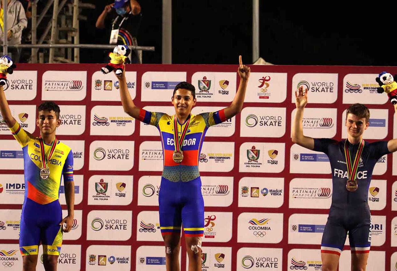 Nicolás García, patinador ecuatoriano