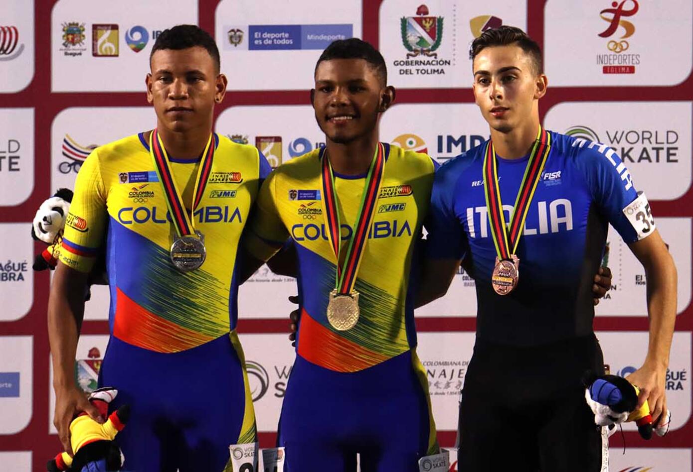 Salomón Caraballo, patinador colombiano