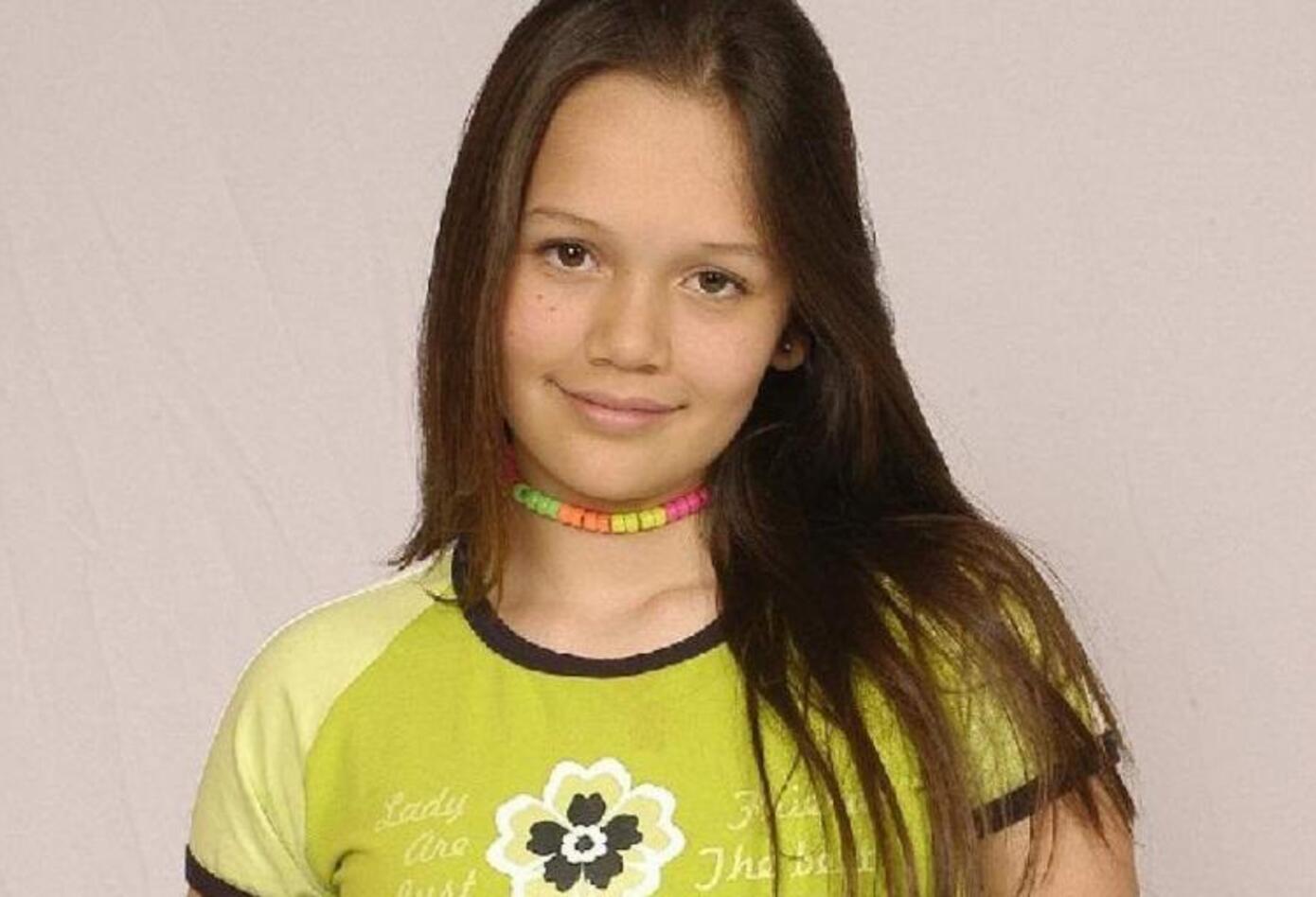 Lina Tejeiro de pequeña