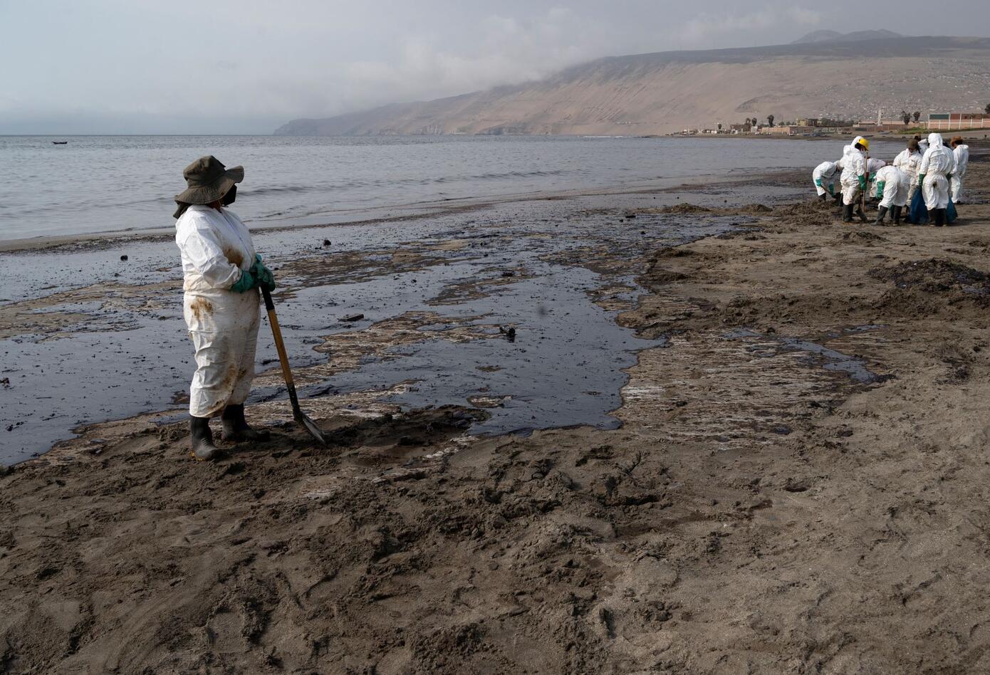 Tragedia ambiental en Perú por derrame de petróleo.