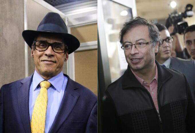 Wilson Borja y Gustavo Petro