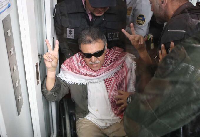 Así se vio a Jesús Santrich en Paloquemao. Así se vio a Jesús Santrich en Paloquemao.