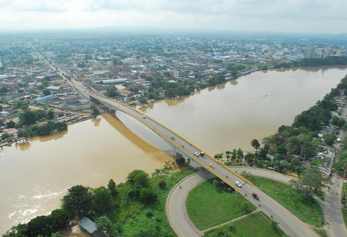 Montería es privilegiada por ser atravesada por el río Sinú.