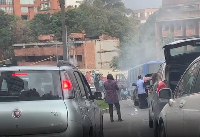 Incendio de bus SITP