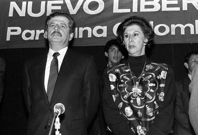 Luis Carlos Galán y Gloria Pachón