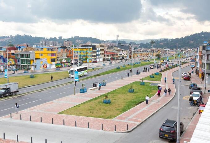 Nueva Avenida Tabor (Calle 132), en el noroccidente de Bogotá.