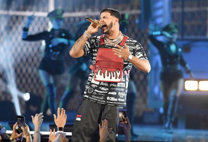 El cantante Anuel AA El cantante Anuel AA