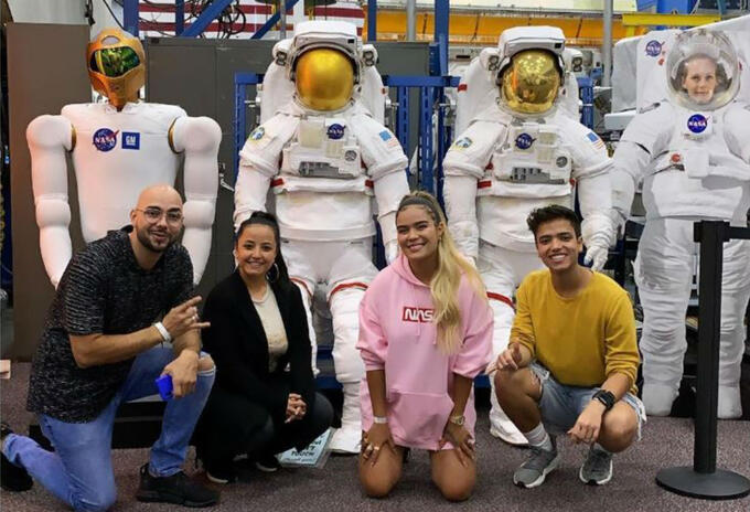 Karol G en la NASA
