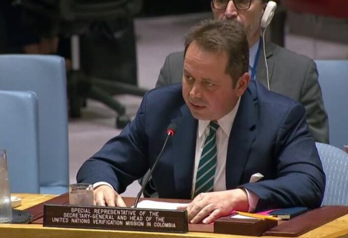 Jefe de la Misión de Verificación de la ONU, Carlos Ruiz Massieu