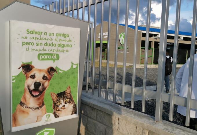 El centro de protección de animal funciona en Aguas Negras.