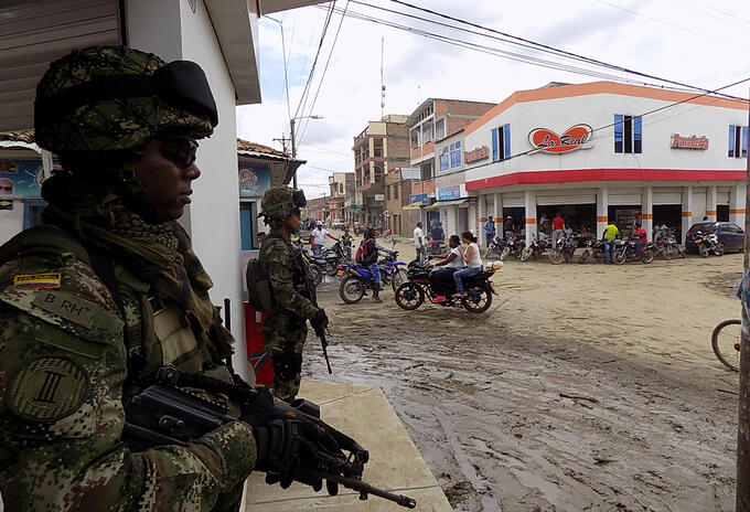 Las Fuerzas Militares en Corinto (Cauca)