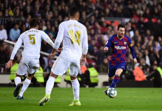 Barcelona vs Real Madrid, liga española