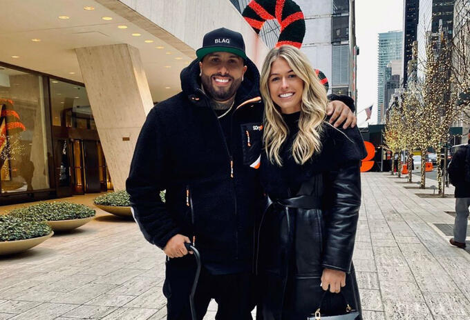 Nicky Jam y su novia Cydney Moreau