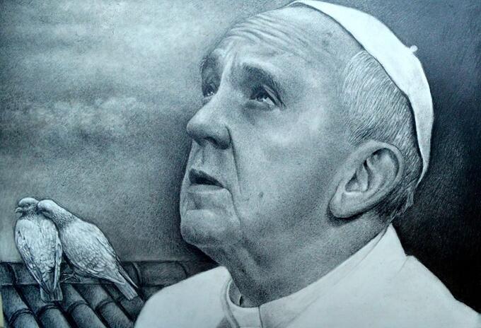 El cuadro fue enviado la semana pasada al Vaticano.