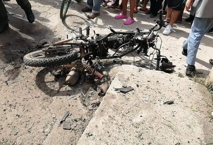 Motobomba explotó en el municipio de Florida, Valle del Cauca. motobomba