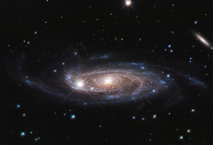 Una galaxia en el espacio