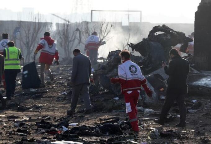 accidente avion ucraniano