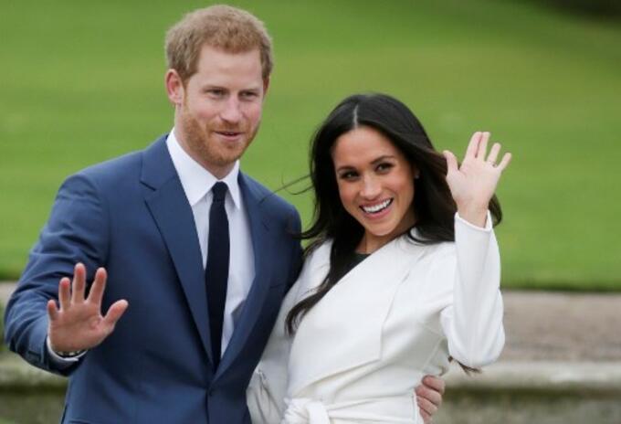 príncipe Enrique y su esposa, Meghan Markle