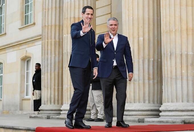 Juan Guaidó e Iván Duque Juan Guaidó e Iván Duque