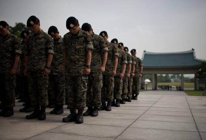Militares en Corea del Sur Militares en Corea del Sur