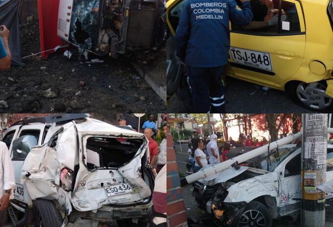 Accidente en Pedregal, Medellín