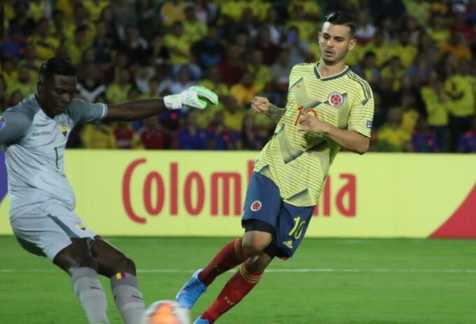 Nicolás Benedetti, jugador de la Selección Colombia Sub-23