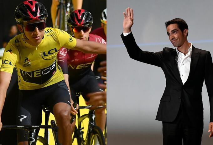 Egan Bernal - Alberto Contador
