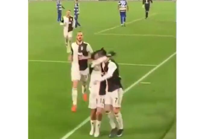 Así fue el pico de Cristiano Ronaldo y Paulo Dybala