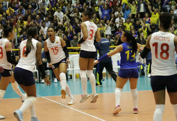 Colombia Vs. Perú - voleibol