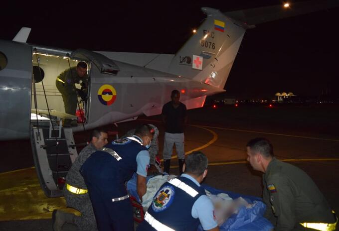 Avión Fuerza Aérea Colombiana