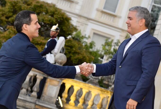 Juan Guaidó en Colombia