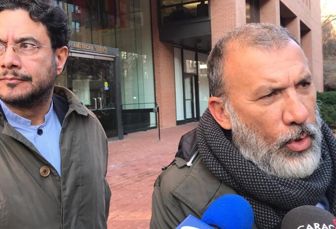 Roy Barreras e Iván Cepeda en la CIDH