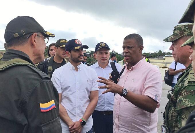 Viceministro del Interior en Bojayá