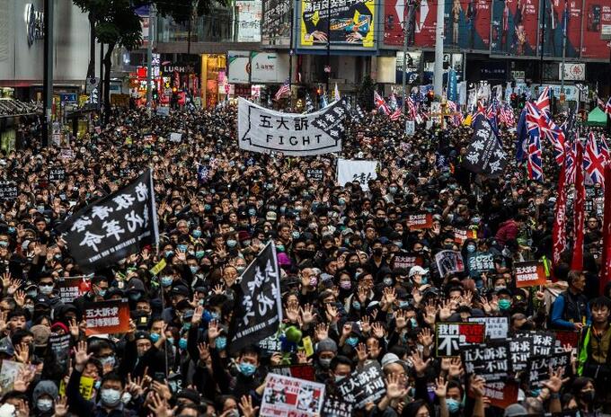 Manifestaciones en Hong Kong
