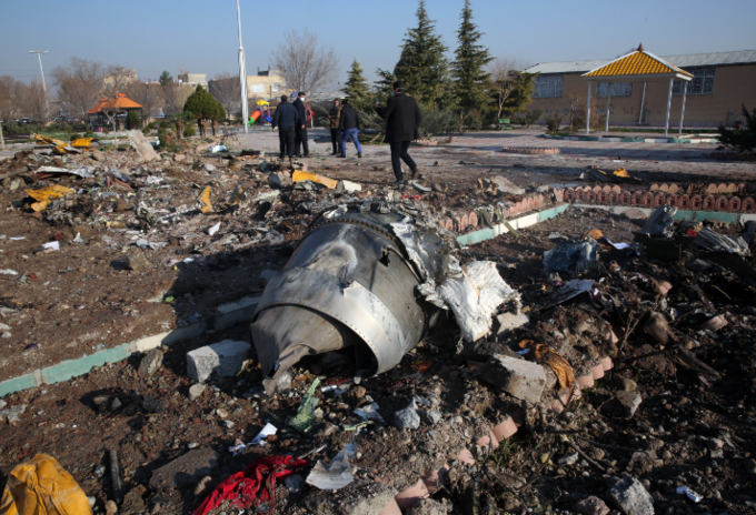 Avión ucraniano derribado por Irán