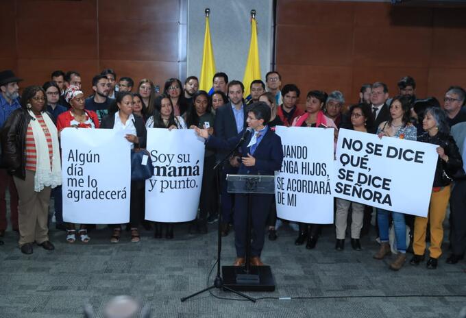 Madres Marcha Bogotá