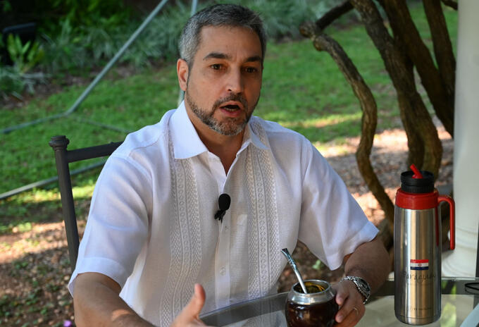 Mario Abdo Benítez, presidente de Paraguay