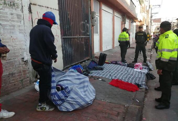 Operativos de la Policía en Bogotá