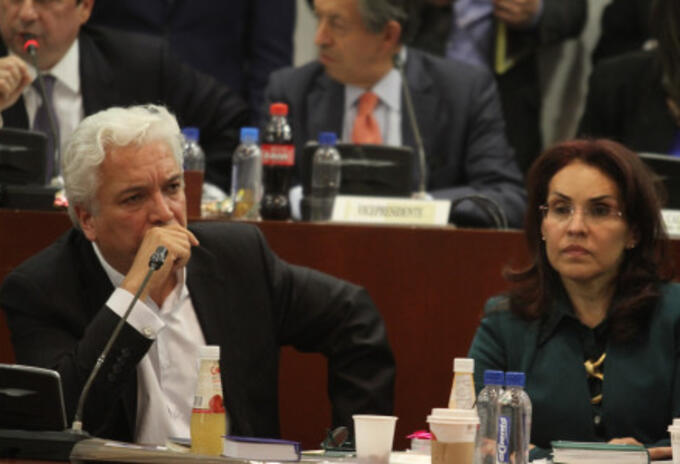 Viviane Morales y Carlos Alonso Lucio Viviane Morales y Carlos Alonso Lucio