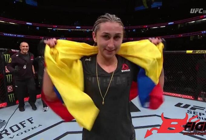 Colombiana Sabina Mazo en UFC