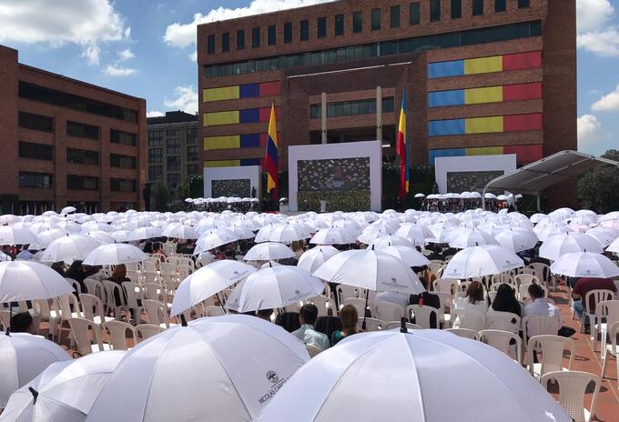 Acto de posesión del Gobernador de Cundinamarca, Nicolás García.