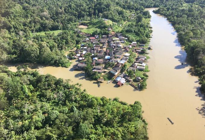 Comunidades desplazadas del río Chagüi regresan a sus territorios.