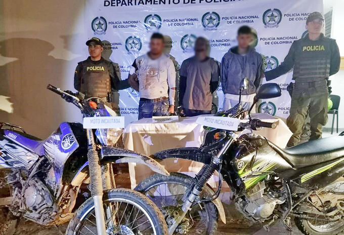 Capturados en Segovia, Antioquia. Capturados por homicidios en Segovia, Antioquia.