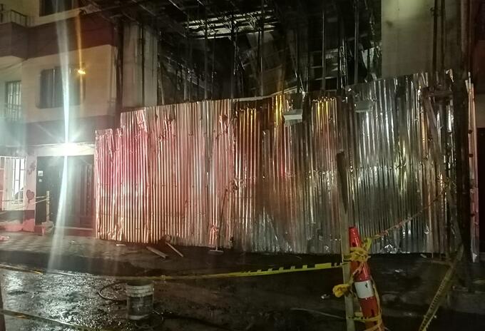 Colapso en estructura en Itagüí, Antioquia.