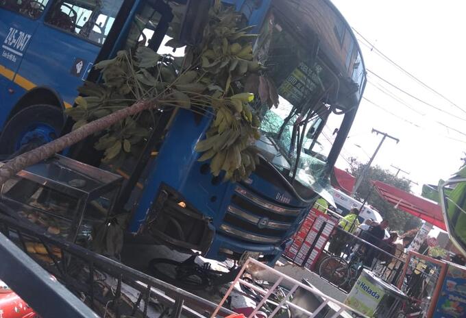 Accidente bus Sitp