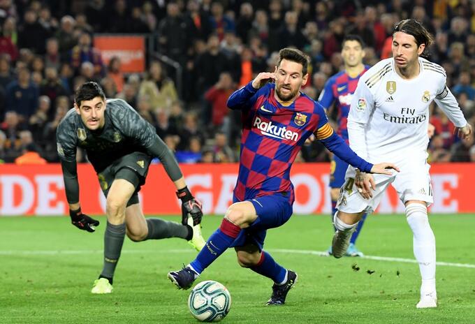 Barcelona vs Real Madrid, liga española