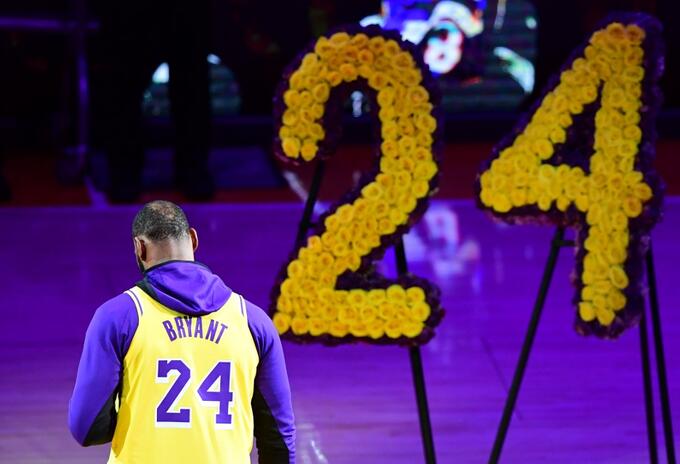 Lebron James - homenaje a Kobe Bryant